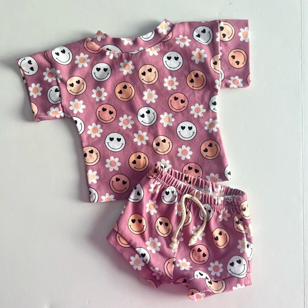 Little One Shop Groovy Smiley Face Outfit